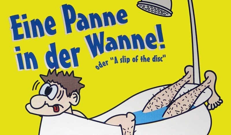 Eine Panne in der Wanne