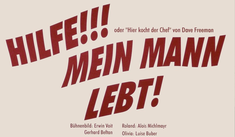 Hilfe, mein Mann lebt